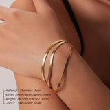 Vintage Gold Snake Chain Bracelet Women