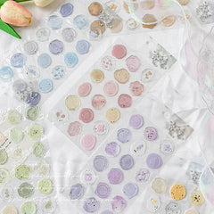 Vintage Wax Seal Stickers Set DIY