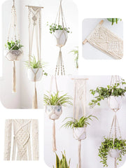 Handmade Macrame Plant Hanger Wall Decor