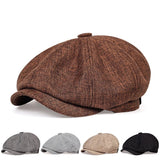 Men's Vintage Newsboy Hat Spring Summer