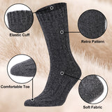 Vintage Thermal Winter Men Socks Gift