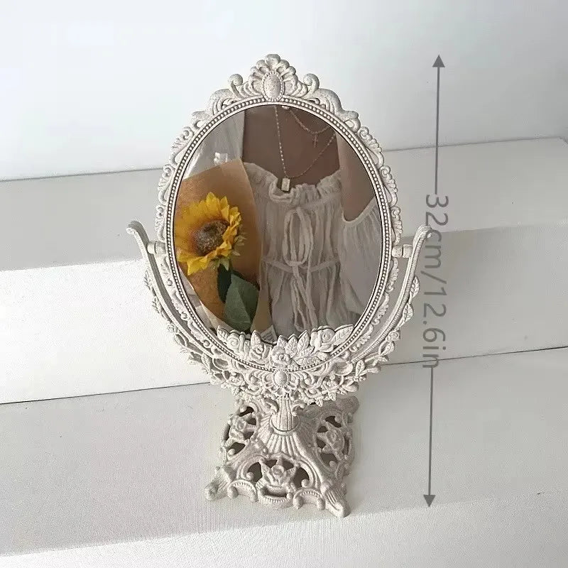 Vintage European Style Makeup Mirror