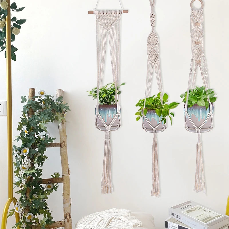 Handmade Macrame Plant Hanger Wall Decor