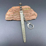 Vintage Mini Sword Shape Pendant Keychain