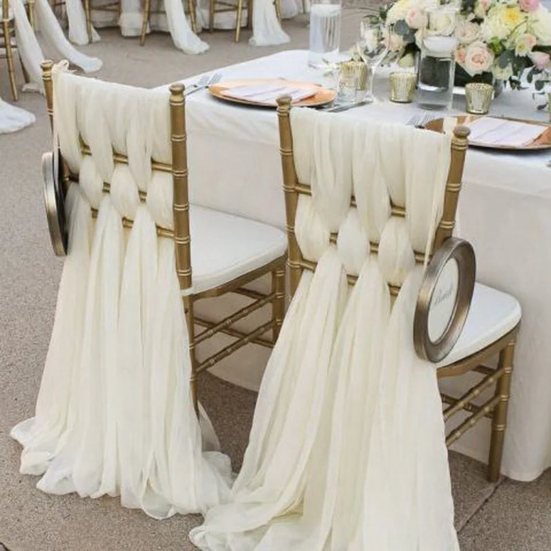 Chiffon Gauze Vintage Table Runner