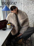 Vintage 2024 Women Faux Fur Jacket