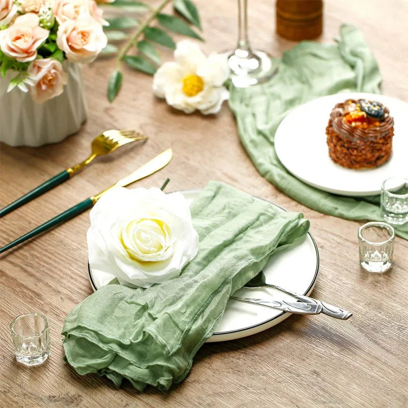 Vintage Semi-Sheer Table Runner