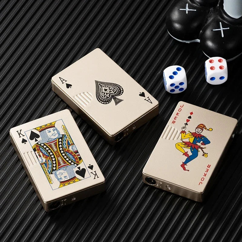 Vintage Creative Playing Cards Ace of Spades Lighter