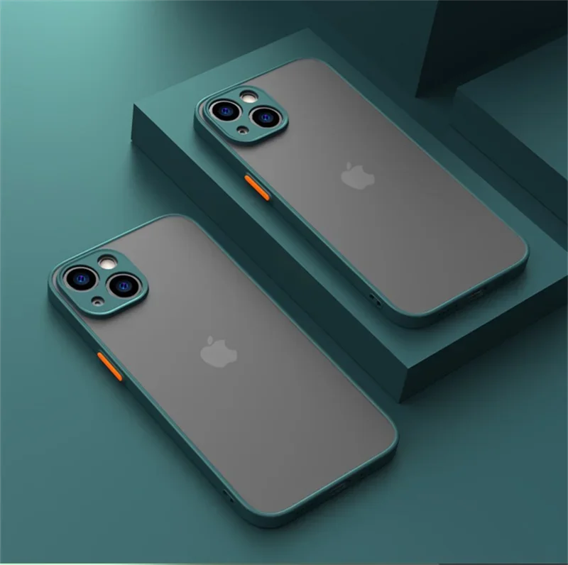 Shockproof Thin Matte Case For iPhone