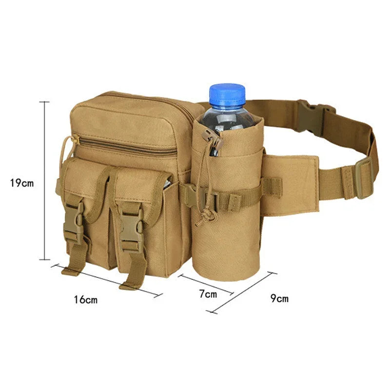 Tactical Nylon Waist Pack Hiking Vintage Bag