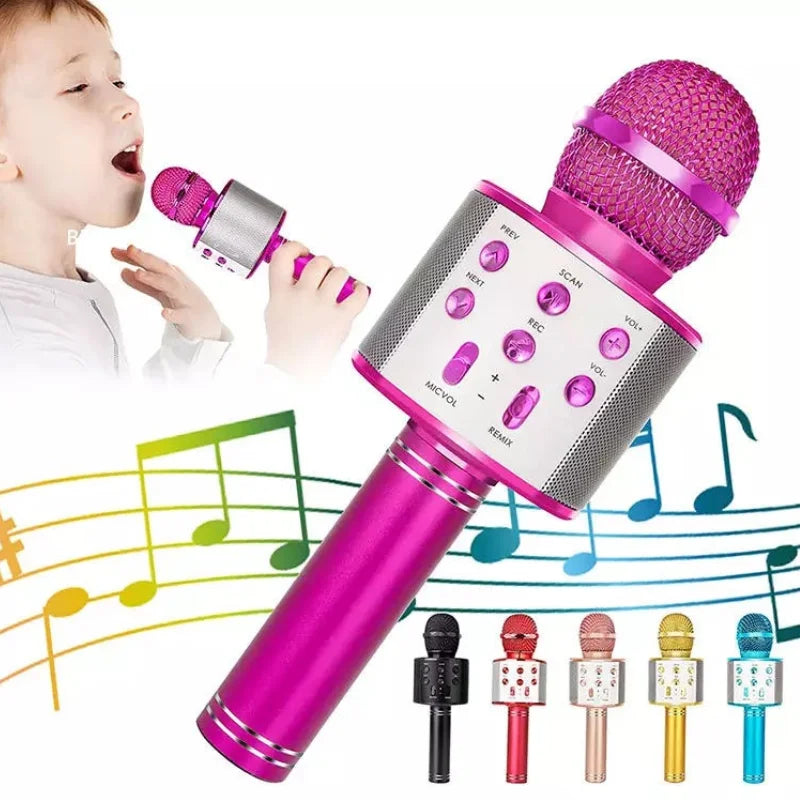 Portable Karaoke Bluetooth Speaker with Mic