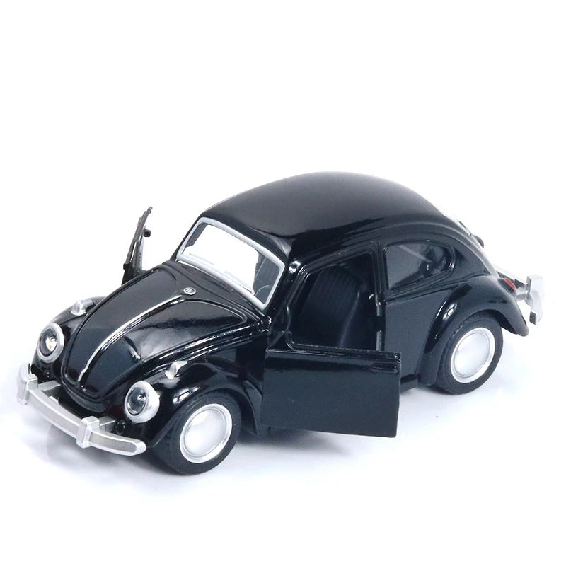 Vintage Beetle Diecast Pull Back Car