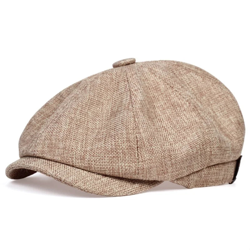 Men's Vintage Newsboy Hat Spring Summer