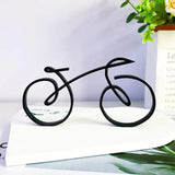 Minimalist Acrylic Bicycle Sculpture Wall Decor