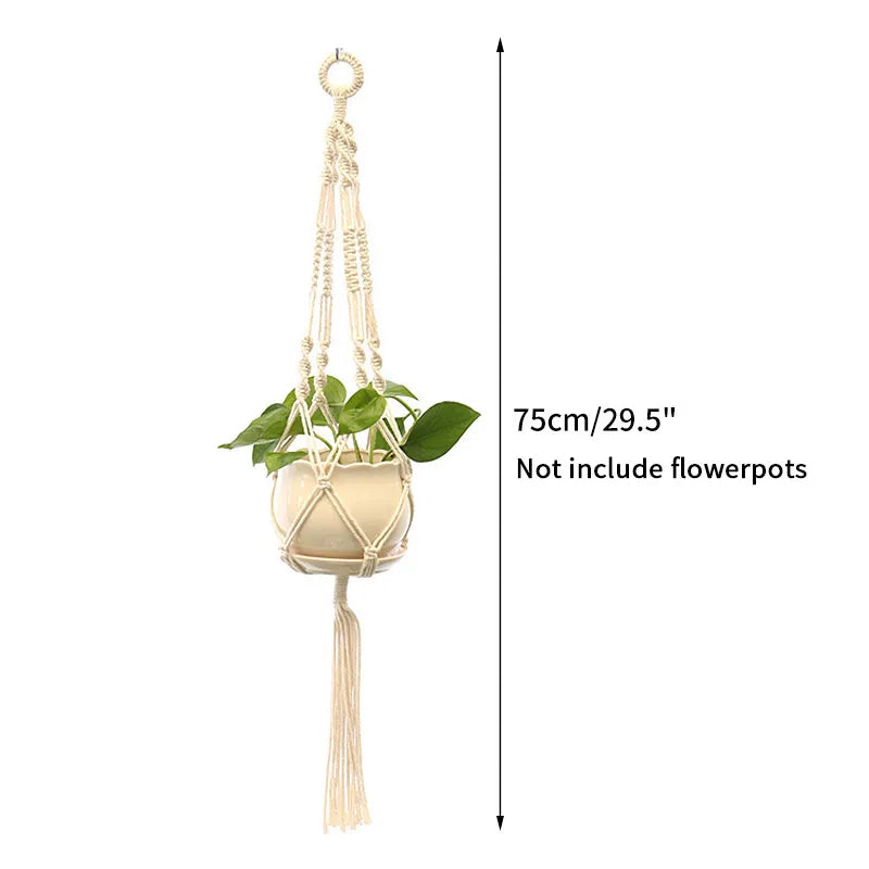 Handmade Macrame Plant Hanger Wall Decor