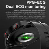 ECG+PPG Sports Waterproof Smartwatch