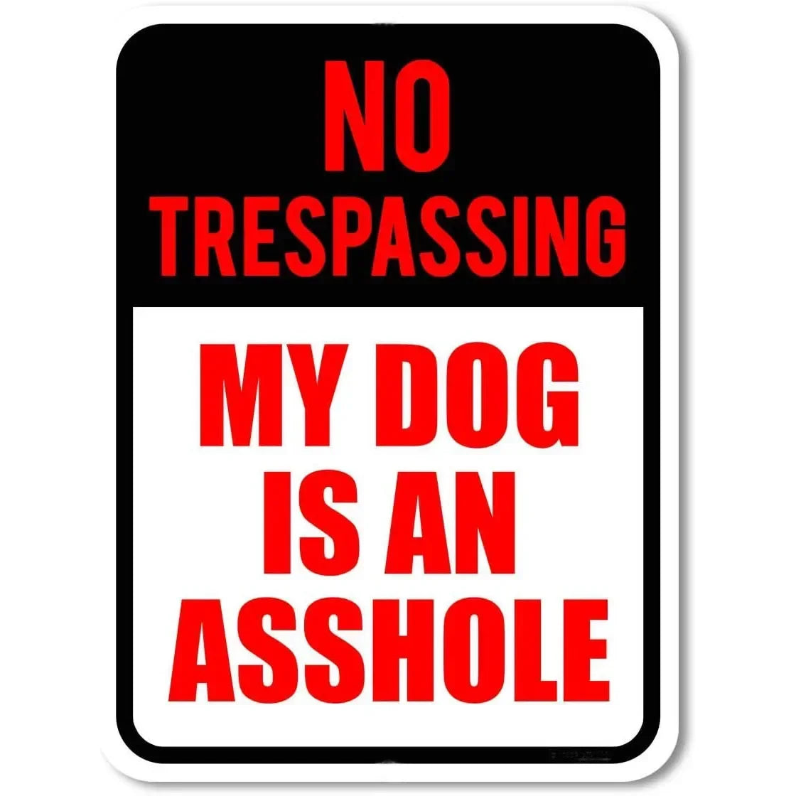 Vintage No Trespassing Warning Metal Signs