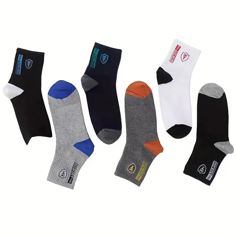 5/10 Pairs Breathable Sweat Absorbing And Deodorizing Business Socks