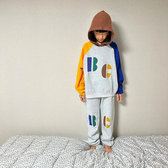 2023 Kids Cartoon Sweatshirt & Pants Set