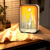 Minimalist Vintage Woodcarving Night Light