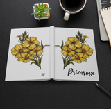 Personalized Vintage Journal & Notebook - Custom Birth Flower Gift