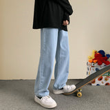 Straight Wide Leg Baggy Jeans, Streetwear Loose comfortable Pants