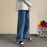 Straight Wide Leg Baggy Jeans, Streetwear Loose comfortable Pants