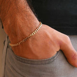 Vintage Men's Chunky Curb Chain Bracelet